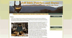 Desktop Screenshot of jeffbibbpouchesandhorns.com